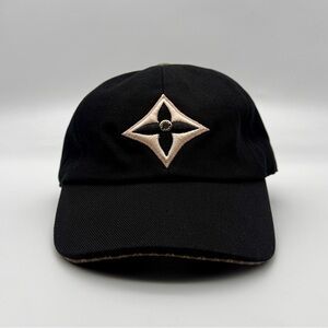 Louis Vuitton Black Cap with Gold Accent